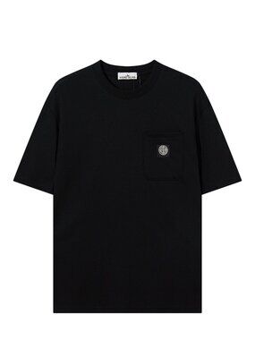 Stone Island Black Short Sleeve Tee
